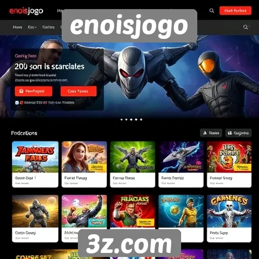 Análise das funcionalidades do site enoisjogo
